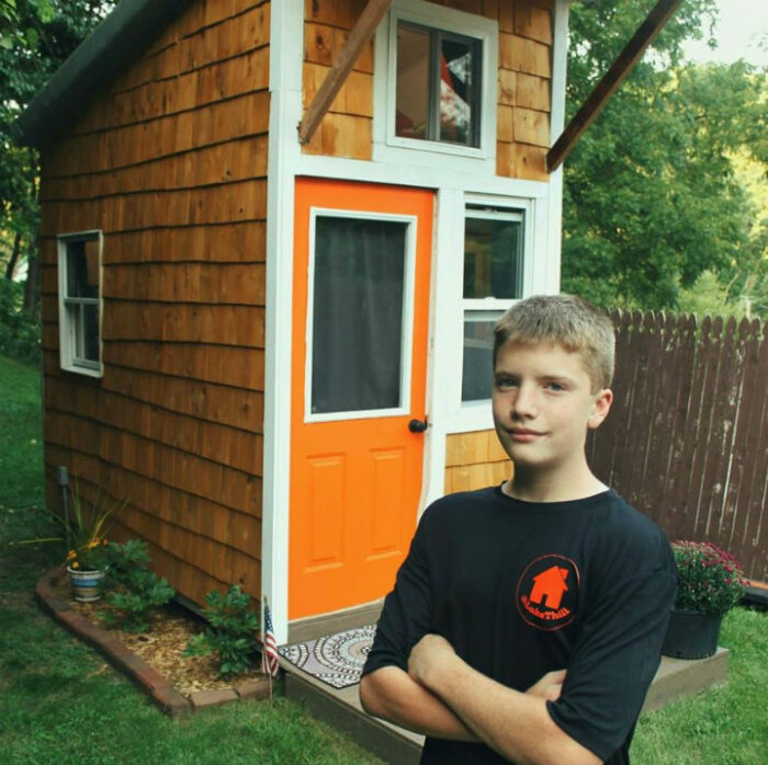 This 13-Year-Old Boy Built His Own Tiny House and Only Spent $1,500